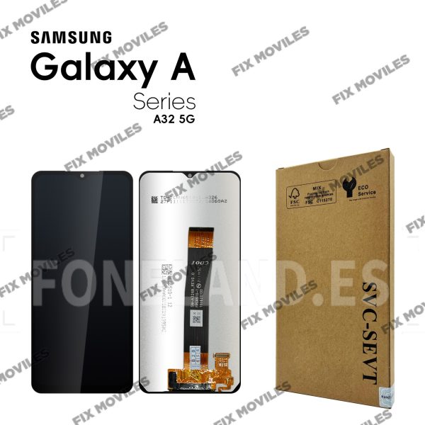Pantalla Samsung A32 5G 2022 A326B Negro SERVICE PACK