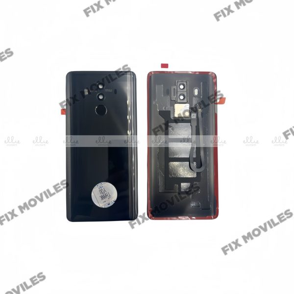 Tapa Trasera para Huawei Mate 10 Pro Negra con Lente y Huella