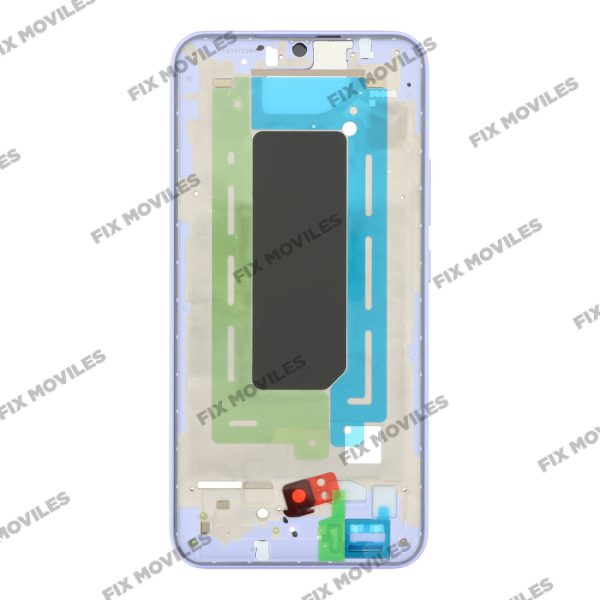 Carcasa Frontal para Samsung A34 5G A346B Lila con adesivo pantalla completo
