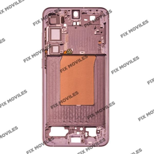 Carcasa Frontal para Samsung S25 Plus 5G S936B Rojo con adesivo pantalla completo