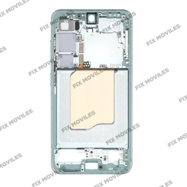 Carcasa Frontal para Samsung S25 5G S931B Verde con adesivo pantalla completo