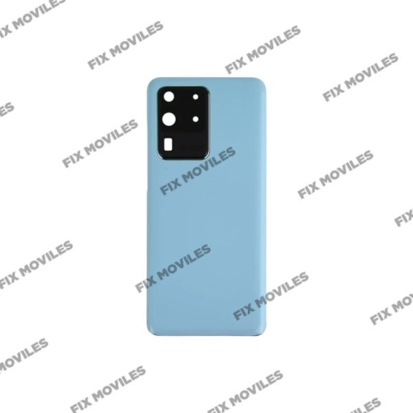 Tapa Trasera para Samsung S20 Ultra G988 Azul con Lente