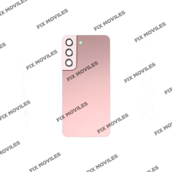 Tapa Trasera Samsung S22 5G S901B Rosa con Lente
