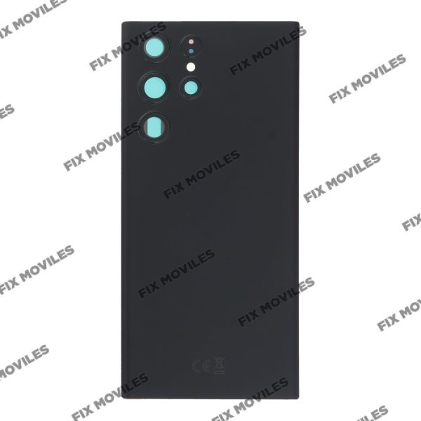 Tapa Trasera Samsung S22 Ultra 5G S908B Negra con Lente