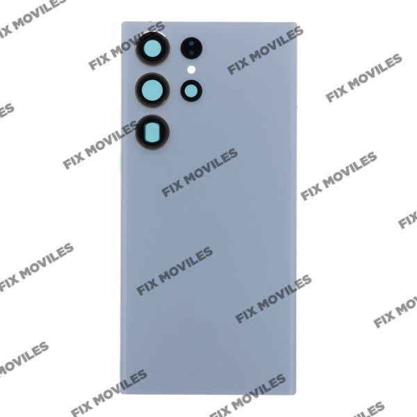 Tapa Trasera Samsung S23 Ultra S918B Azul Cielo con Lente