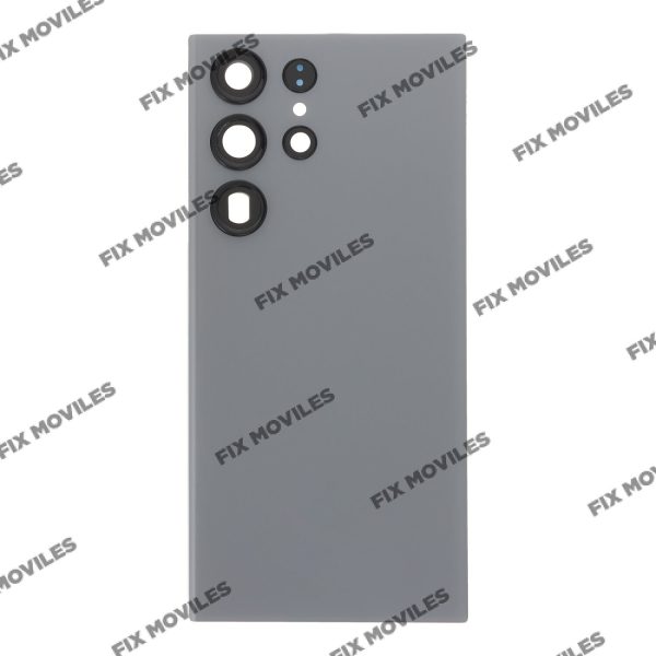 Tapa Trasera Samsung S23 Ultra S918B Gris con Lente