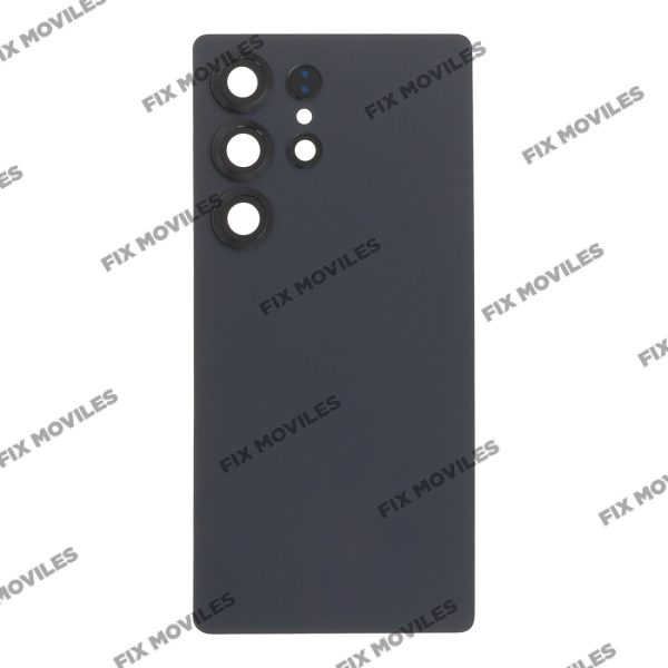 Tapa Trasera para Samsung S25 Ultra 5G S938B Gris Oscuro con Lente (Titanium Jet Black)