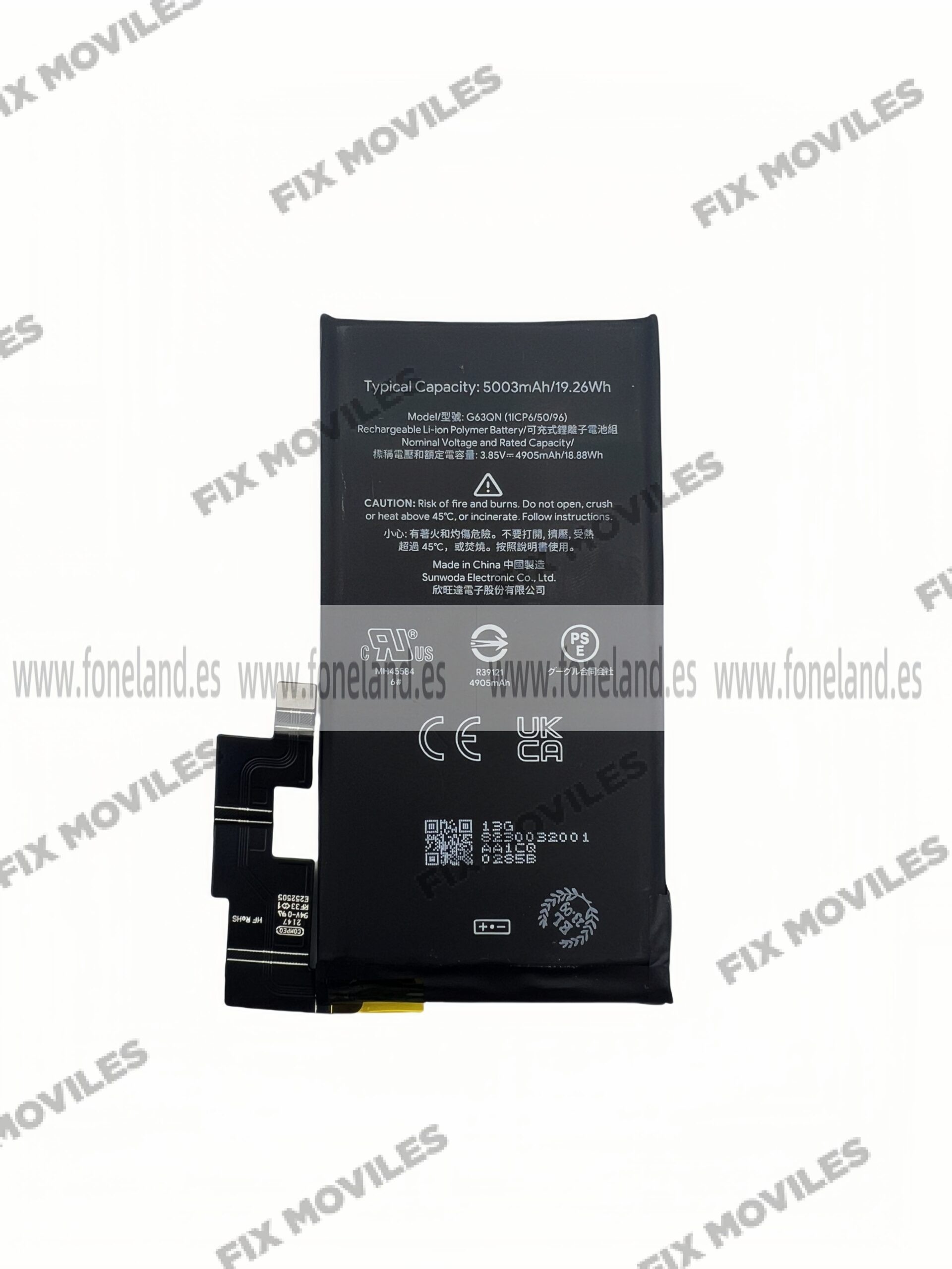 Batería Google Pixel 6 Pro G63QN Batería Google Pixel 6 Pro G63QN - Image 1