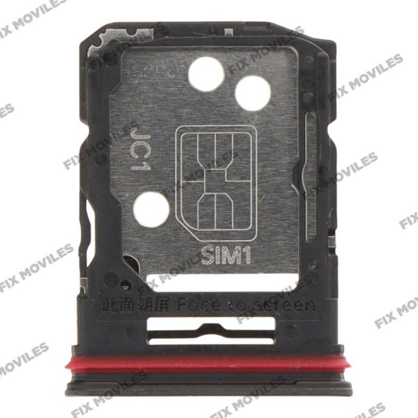 Bandeja SIM para OPPO Reno 13F 5G / Reno13 FS CPH2699 Negro/Gris