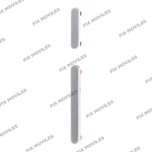 Botones Lateral para Xiaomi Poco X6 Pro 5G Plata
