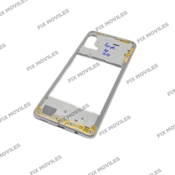 Carcasa intermedia para Samsung A51 A515F Blanco