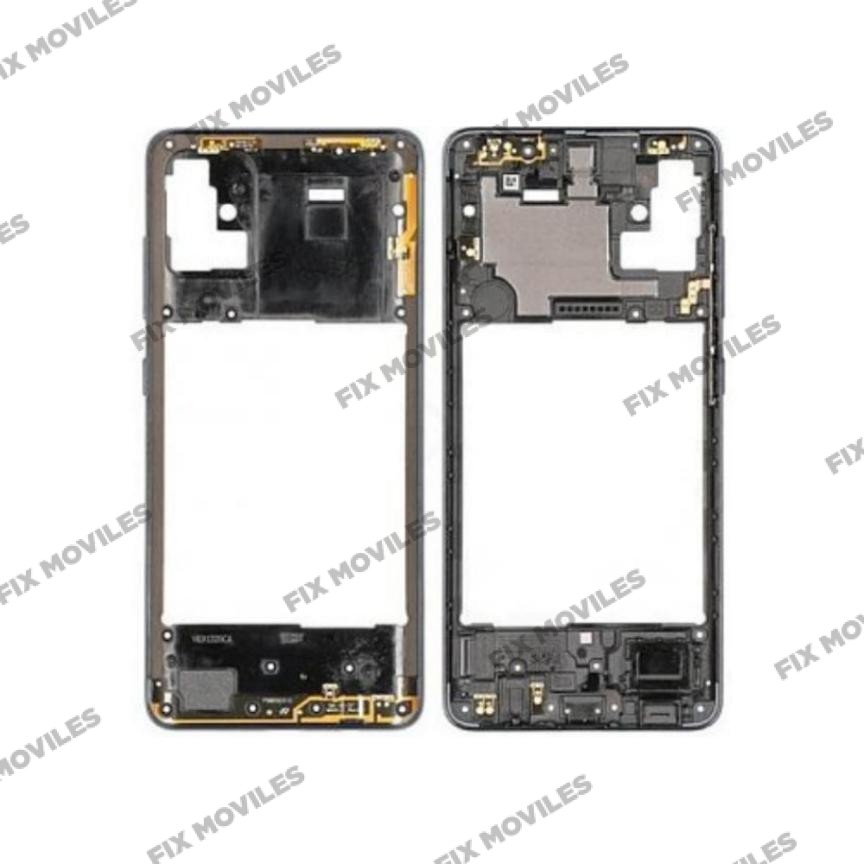 Carcasa intermedia para Samsung A51 A515F Negra Carcasa intermedia para Samsung A51 A515F Negra - Image 1