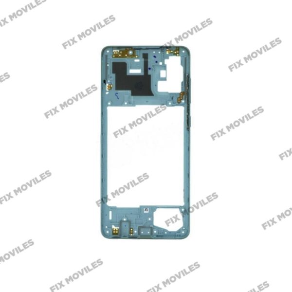 Carcasa intermedia para Samsung A71 A715F Verde
