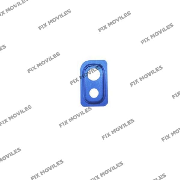 Lente Cristal Camara Con Marco para Samsung A10 Azul