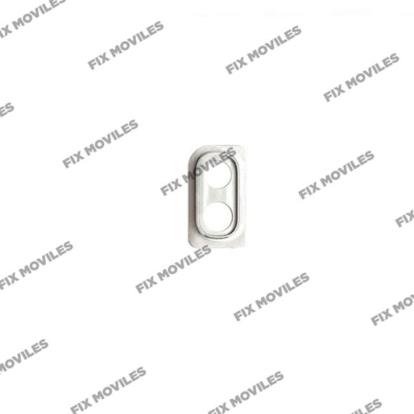 Lente Cristal Camara Con Marco para Samsung A10 Blanco