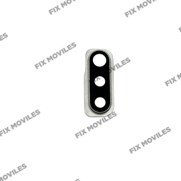Lente Cristal Camara Con Marco para Samsung A50S A507F Blanco