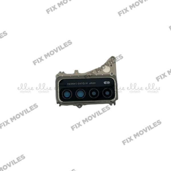 Lente Cristal Camara con Marco para Huawei P Smart 2019 Negro