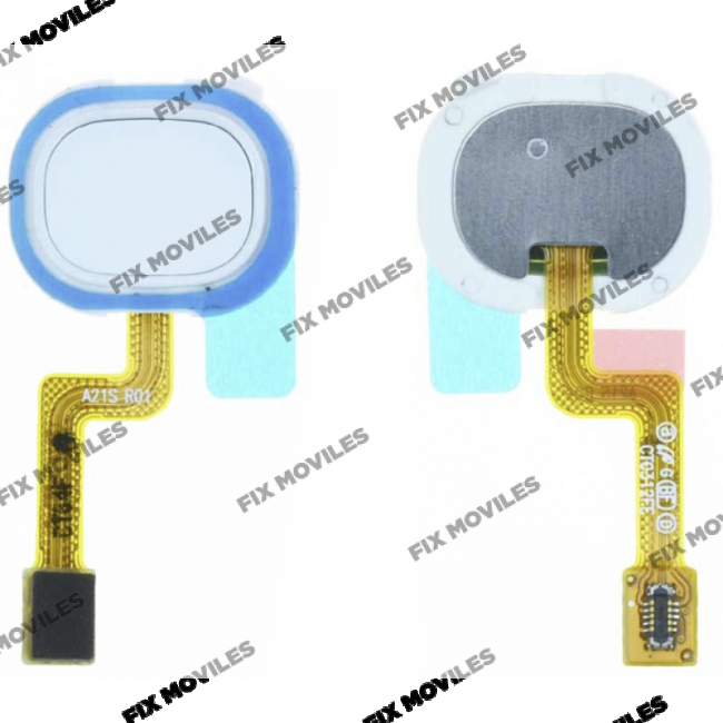Flex con Lector de Huella para Samsung A21S A217F Blanco Flex con Lector de Huella para Samsung A21S A217F Blanco - Image 1