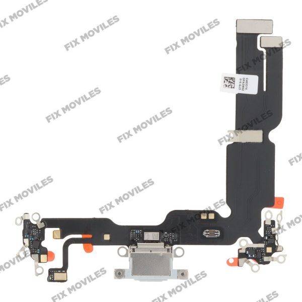 Flex de Carga para iPhone 15 Plus Azul Desmontaje