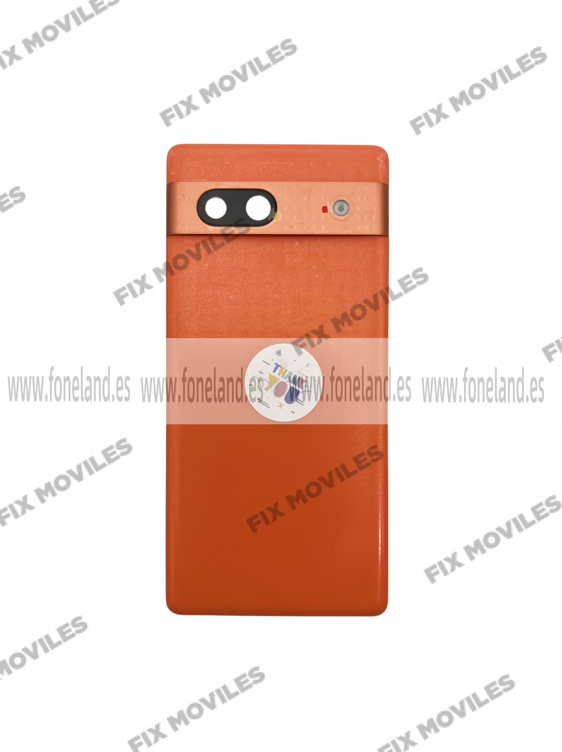 Tapa Trasera para Google Pixel 7A Naranja con Lente Original Tapa Trasera para Google Pixel 7A Naranja con Lente Original - Image 1