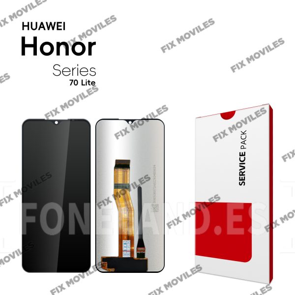 Pantalla Huawei Honor X8 5G (VNE-N41) / X6 (VNE-LX1, VNE-LX2) / X6S 4G / Honor 70 Lite 5G (RBN-NX1) Negra Completa LCD+Tactil SERVICE PACK
