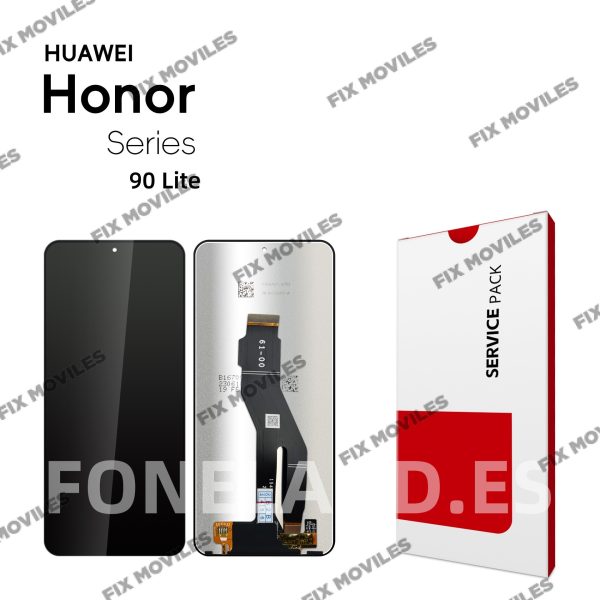 Pantalla Honor 90 Lite (CRT-NX1) Negra Completa LCD+Tactil SERVICE PACK «EU»