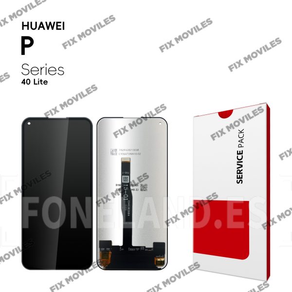 Pantalla Huawei P40 Lite 4G (JNY-L21A, JNY-LX1) / P20 Lite 2019 / Nova 7i 2020 / Nova 5i / Nova 6 SE 2019 Negro Sin Marco LCD+Tactil SERVICE PACK