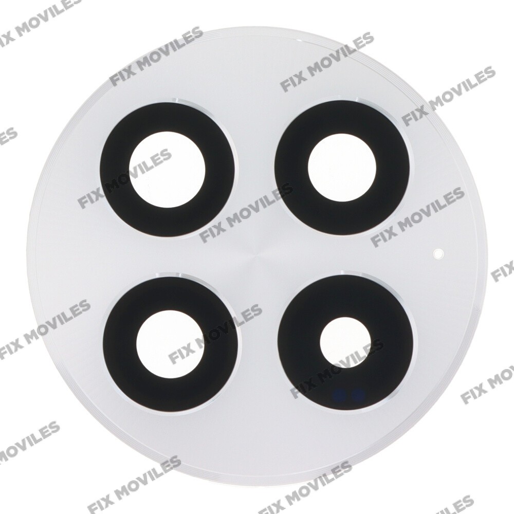Lente Cristal Camara con Marco para One Plus 13 Blanco Lente Cristal Camara con Marco para One Plus 13 Blanco - Image 1