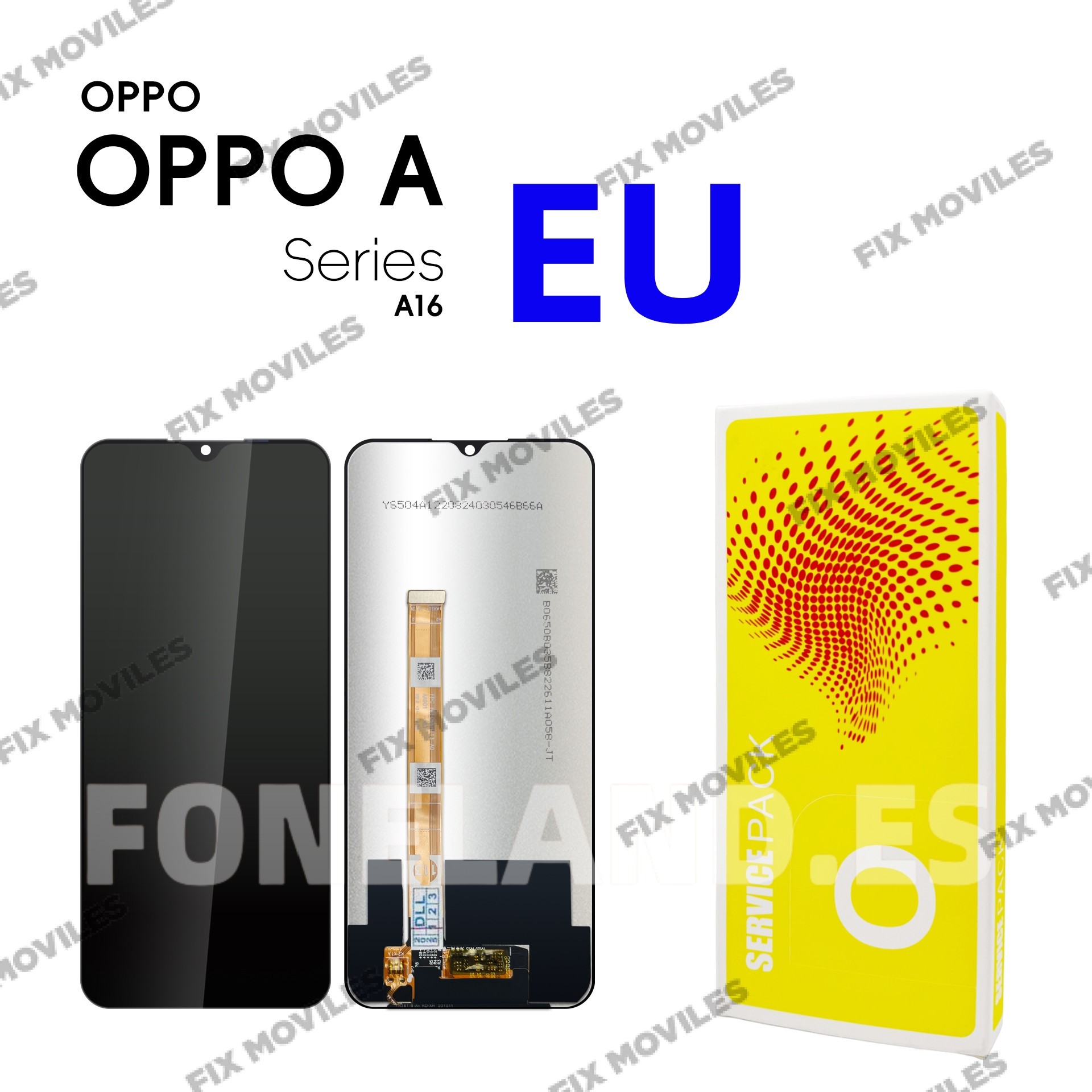 Pantalla OPPO A16 / A16S / A54S / Realme C25 / Relame Narzo 50A Sin Marco LCD+TACTIL Completo SERVICE PACK «EU» Pantalla OPPO A16 / A16S / A54S / Realme C25 / Relame Narzo 50A Sin Marco LCD+TACTIL Completo SERVICE PACK «EU» - Image 1