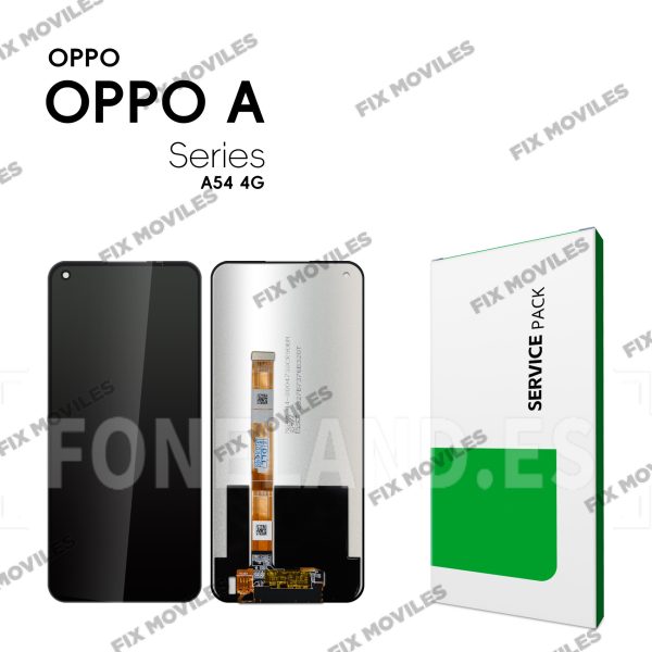 Pantalla OPPO A54 4G /A55 4G / A94 4G Negra Completa LCD+Tactil SERVICE PACK