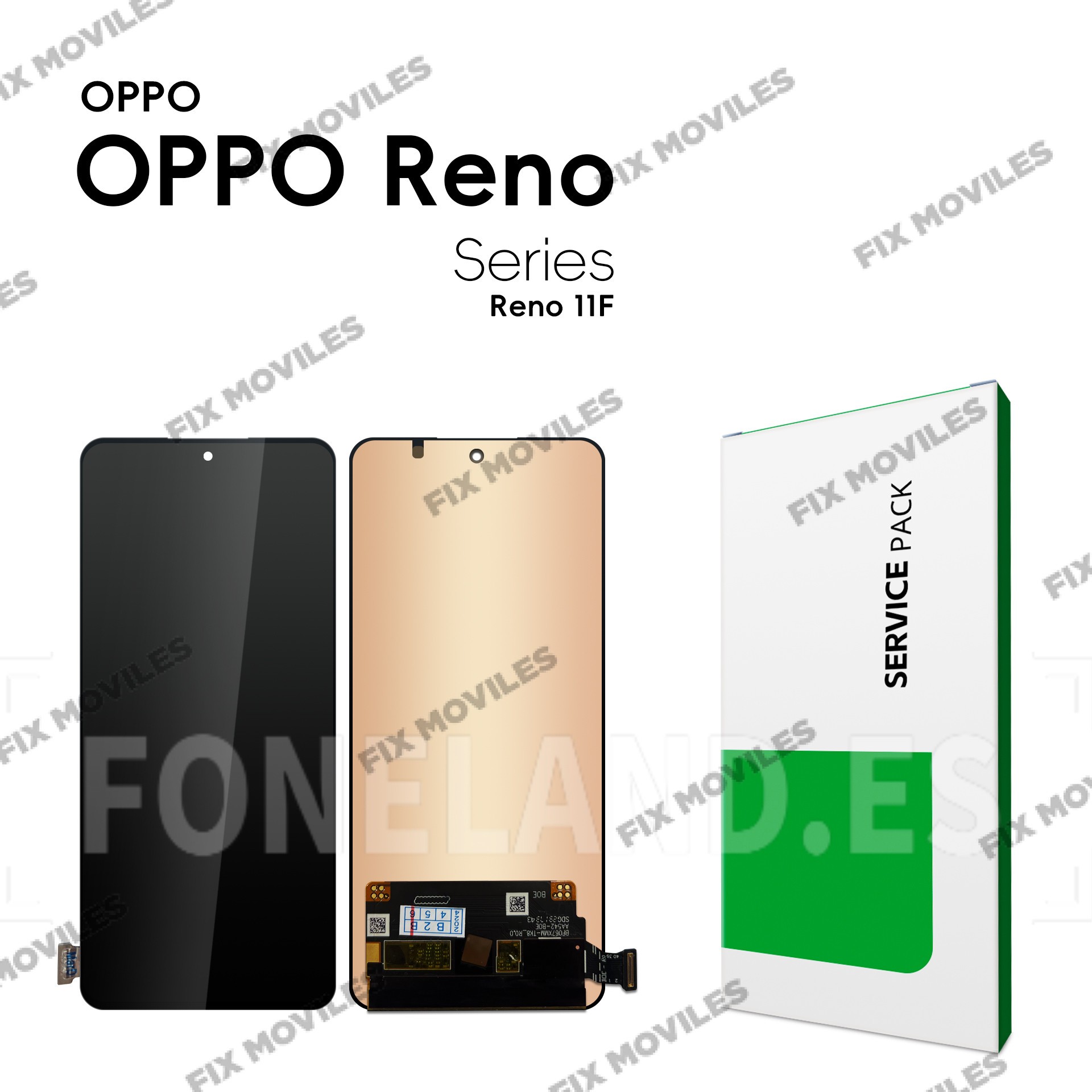 Pantalla OPPO Reno 11F /One Plus Nord CE 3 5G/ One Plus Nord CE 4 / K12 Negra Completa LCD+Tactil SERVICE PACK (Version BOE/JDF) Pantalla OPPO Reno 11F /One Plus Nord CE 3 5G/ One Plus Nord CE 4 / K12 Negra Completa LCD+Tactil SERVICE PACK (Version BOE/JDF) - Image 1