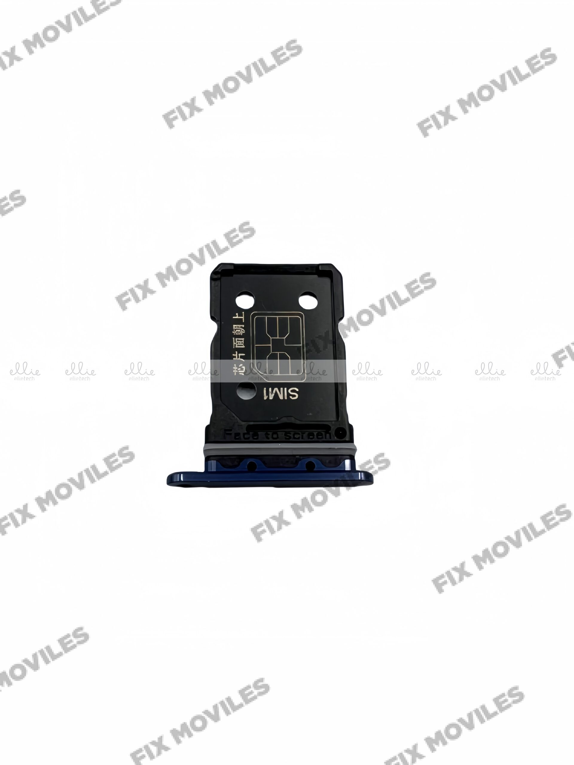Bandeja De SIM Para Oppo Reno 6 Pro 5G Negra Bandeja De SIM Para Oppo Reno 6 Pro 5G Negra - Image 1