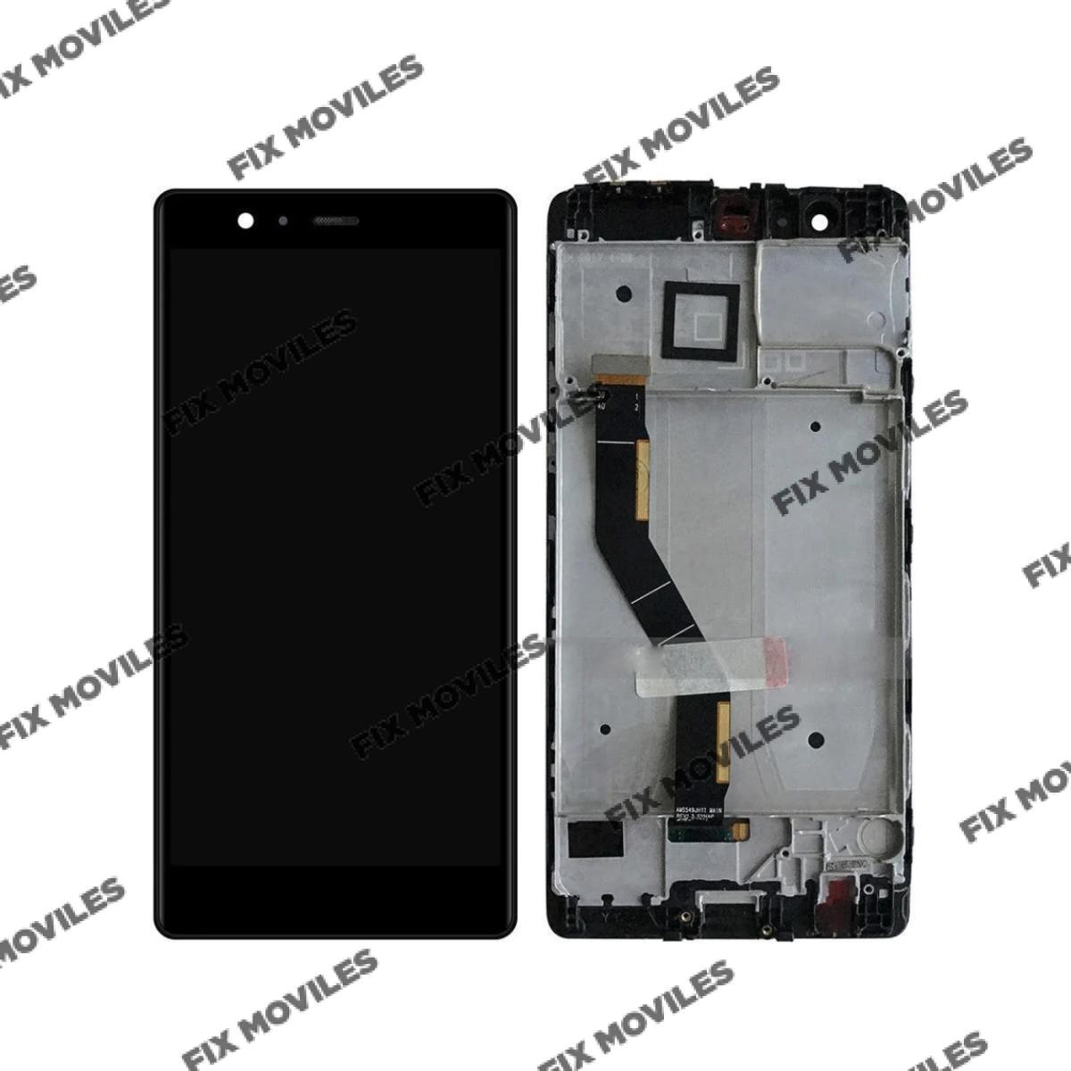Pantalla Huawei P9 Plus Negra Con Marco LCD+Tactil Completa Pantalla Huawei P9 Plus Negra Con Marco LCD+Tactil Completa - Image 1