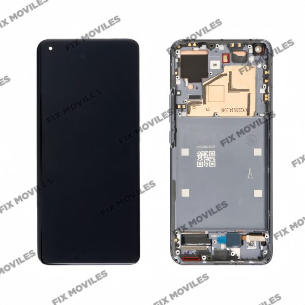 Original Pantalla Xiaomi Mi 11 5G Negra CON MARCO Completa Tactil+LCD SERVICE PACK