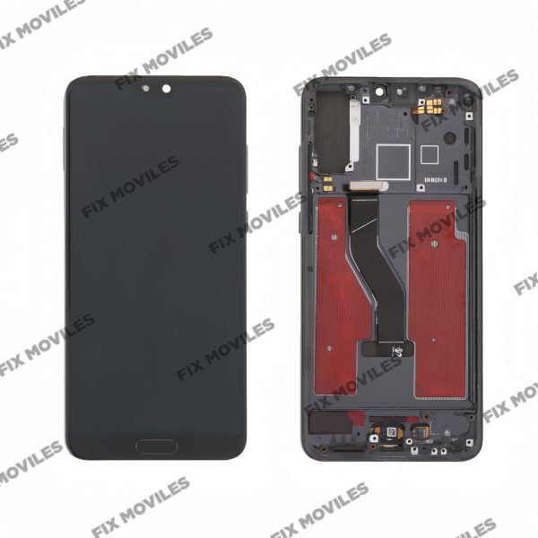 Pantalla Huawei P20 Pro (CLT-L09, CLT-L29) con Marco Negra Completa LCD+Tactil EXCELLENT