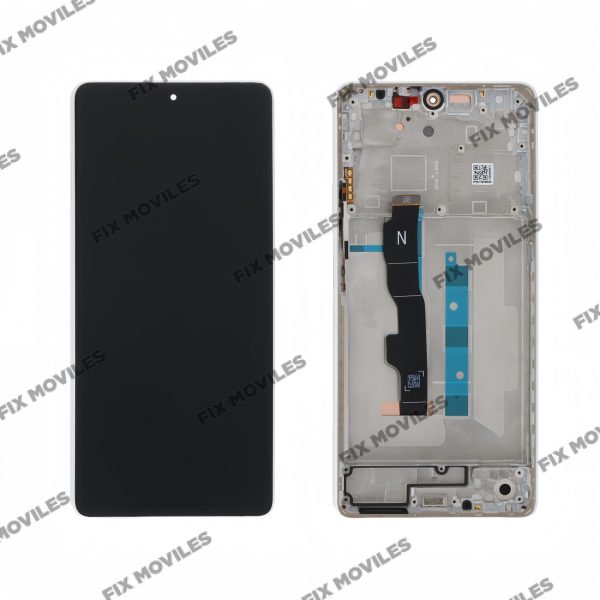 Pantalla Original Redmi Note 13 5G Con Marco Blanco
