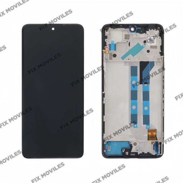 Pantalla Redmi Note 12 Pro 4G Negro Con Marco SERVICE PACK
