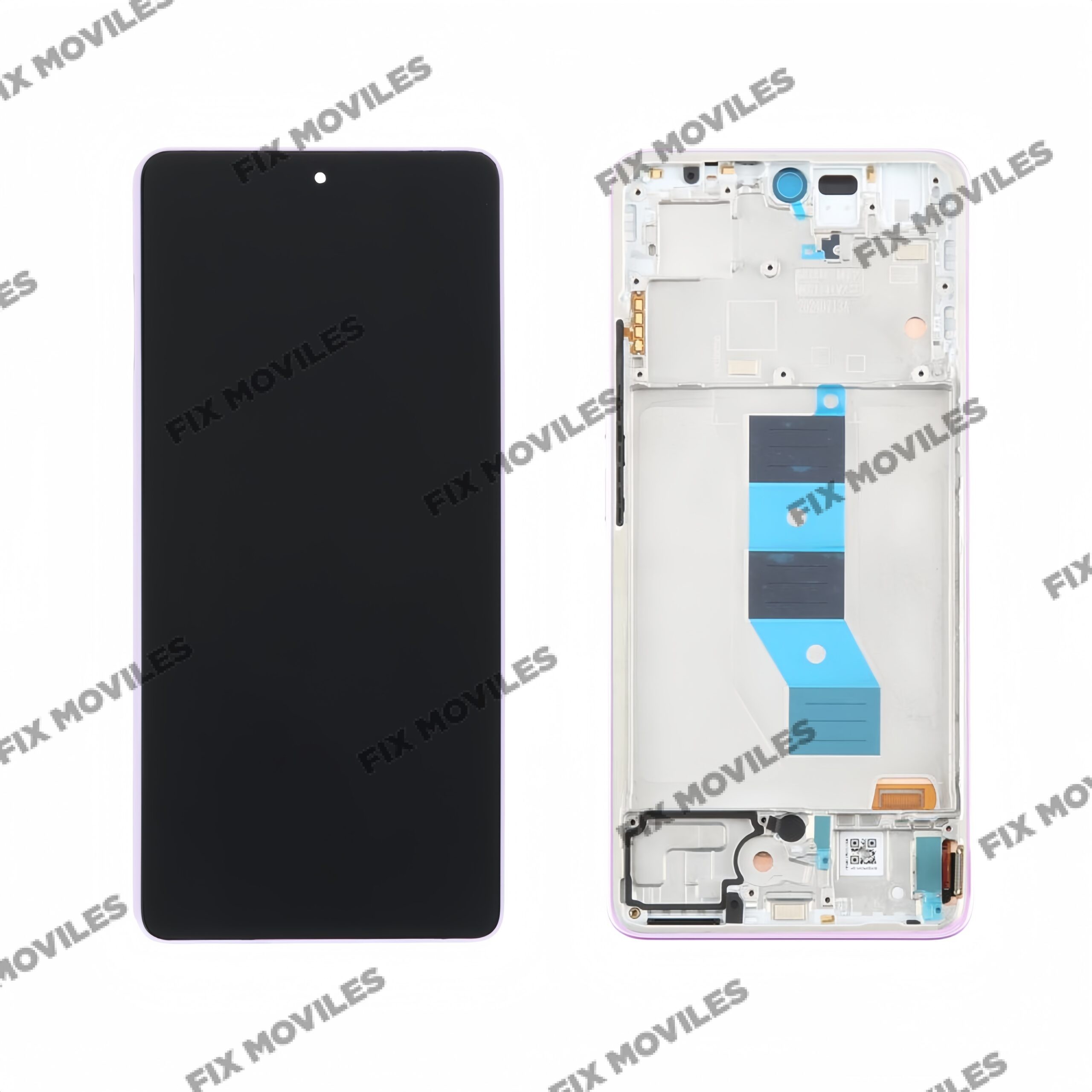 Pantalla Redmi Note 14 5G 2025 Con Marco Lila LCD+TACTIL Completo SERVICE PACK Pantalla Redmi Note 14 5G 2025 Con Marco Lila LCD+TACTIL Completo SERVICE PACK - Image 1