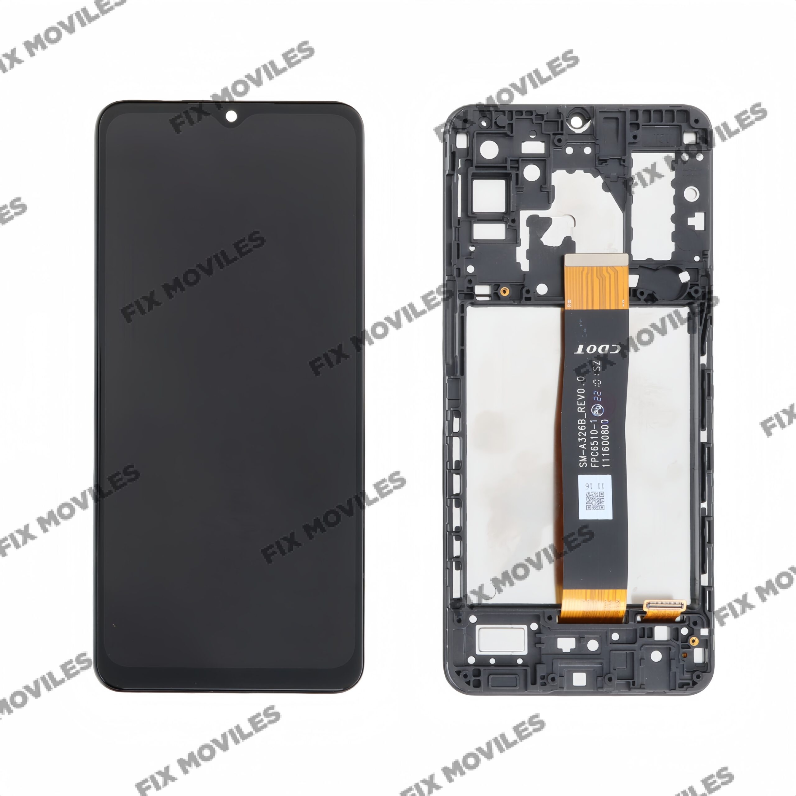 Pantalla Samsung Galaxy A32 5G A326B Negra LCD+Táctil con Marco Pantalla Samsung Galaxy A32 5G A326B Negra LCD+Táctil con Marco - Image 1