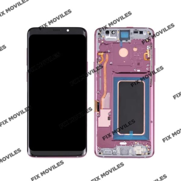 Pantalla Samsung Galaxy S9 Plus G965 Lila con Marco Original Completa SERVICE PACK