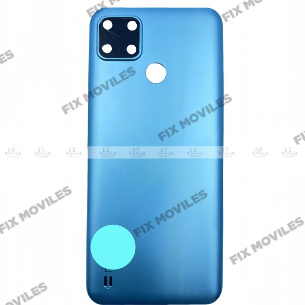 Tapa Trasera para Realme C21Y Azul con Lente