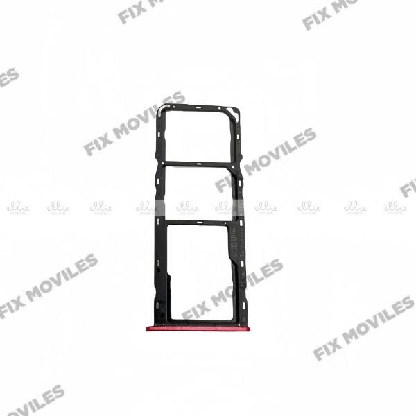 Bandeja De SIM Para Realme C3 Roja