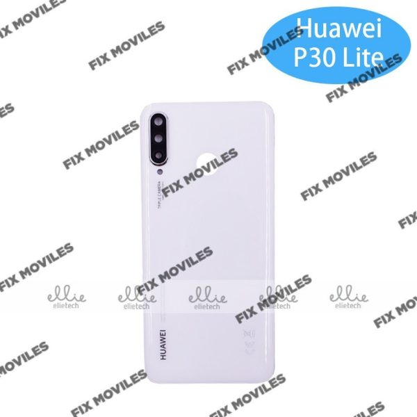 Tapa Trasera Huawei P30 Lite Blanca Con Lenta