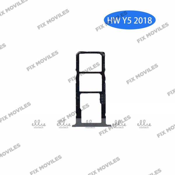 Bandeja de la Tarjeta SIM para Huawei Y5 2018 Negra