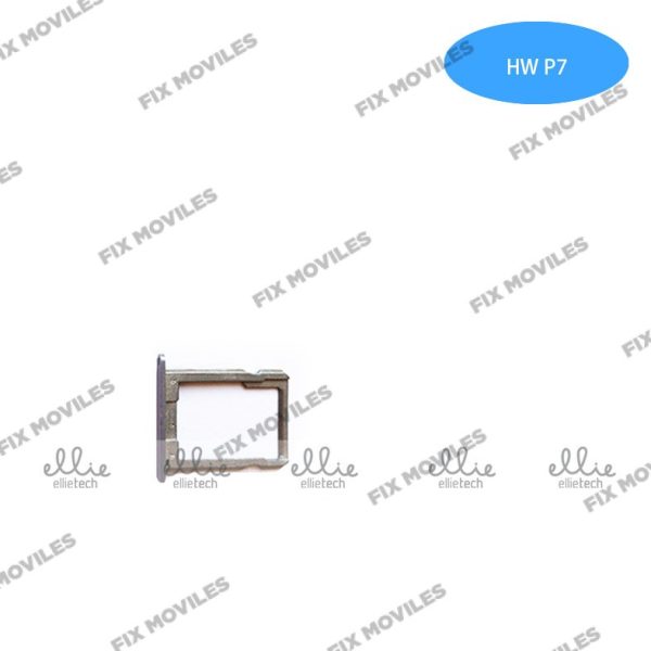 Bandeja de la Tarjeta SIM para Huawei P7 Gris