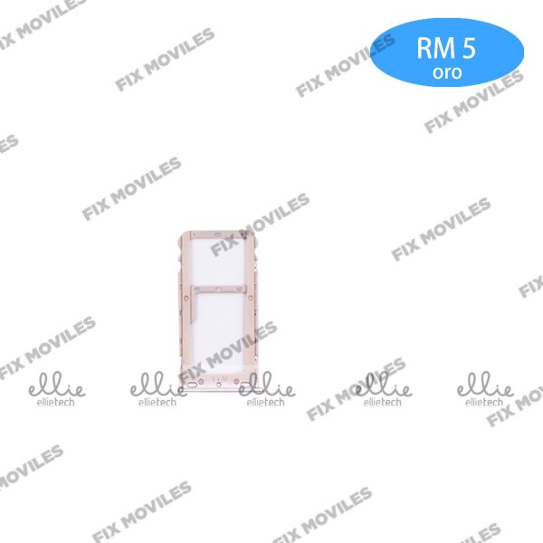 Bandeja de SIM para Xiaomi Redmi 5 Dorado