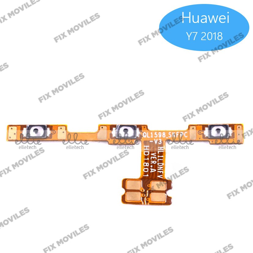 Cable Flex de Encendido y Volumen para Huawei Y7 2018 Cable Flex de Encendido y Volumen para Huawei Y7 2018 - Image 1