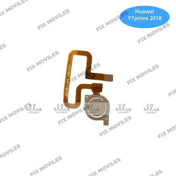 Flex de Lector de huella para Huawei Y7 Prime 2018 Dorado