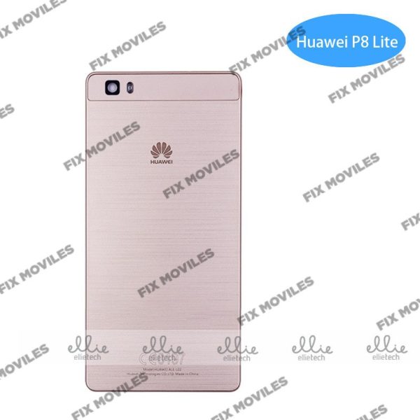 Tapa Trasera Huawei P8 Lite Dorada Con Lente