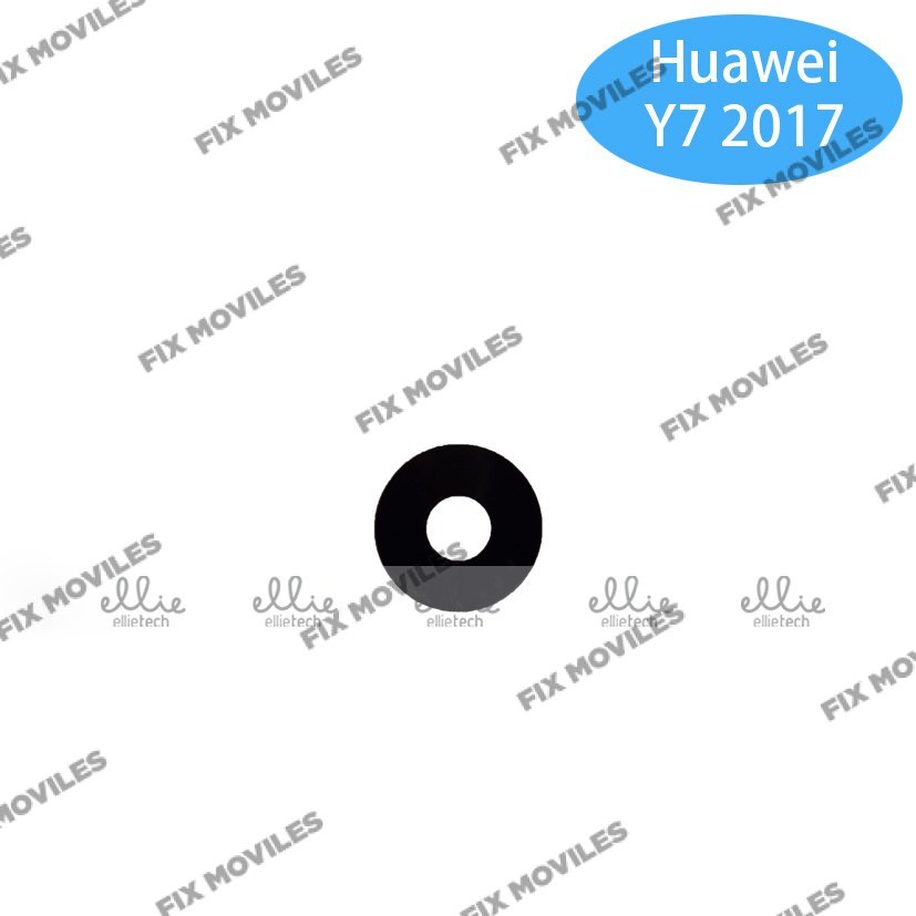 Lente Cristal Camara para Huawei Y7 2017 / Enjoy 7 Plus / Y7 Prime con Pegatina camara Lente Cristal Camara para Huawei Y7 2017 / Enjoy 7 Plus / Y7 Prime con Pegatina camara - Image 1